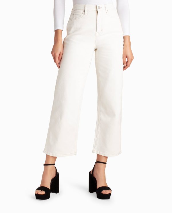 milk high rise wide leg ankle jean