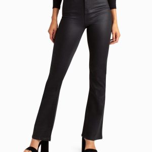 high rise flared jean